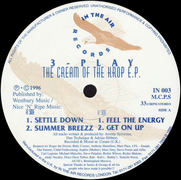 The Cream Of The Krop EP