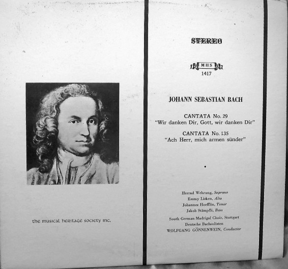 Cantata No. 29 / Cantata No. 135