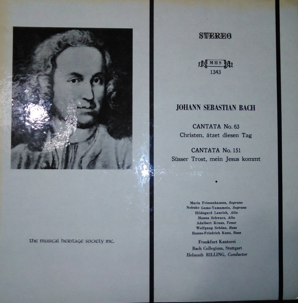 Cantata No. 63 Christen, Ätzet Diesen Tag / Cantata No. 151 Süsser Trost, Mein Jesus Kommt