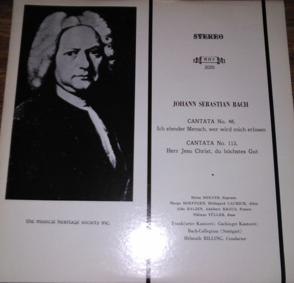 Cantata No. 48, Ich Elender Mensch, Wer Wird Mich Erlosen, Cantata No. 113, Herr Jesu Christ, Du Höchstes Gut