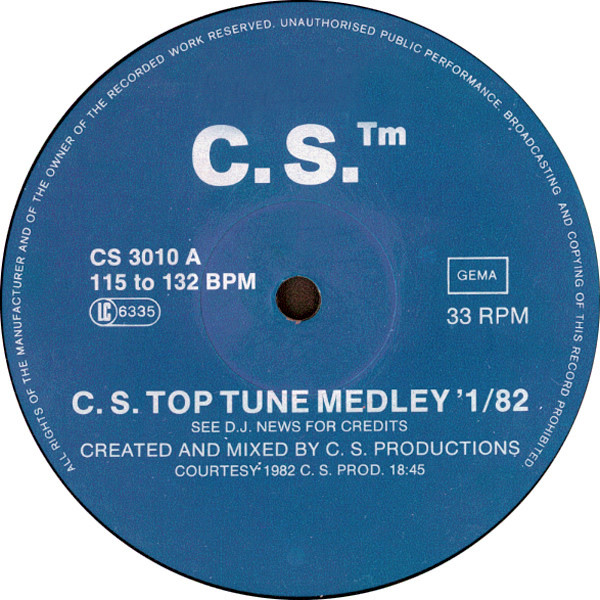 Top Tune Medley '1/82 / Up Tempo Dance