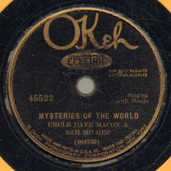 Mysteries Of The World / Was You There When They Took My Lord Away?