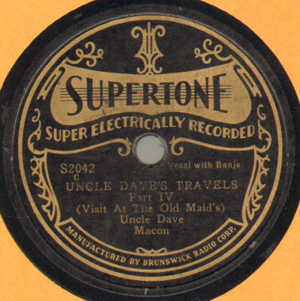 Uncle Dave's Travels Part IV (Visit At The Old Maid's) / Hold On To The Sleigh