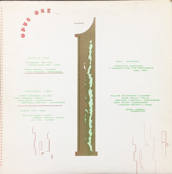 Diversion For Two / Phantasma / String Trio / Insected Surfaces