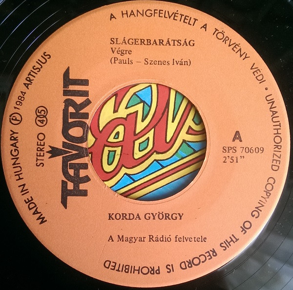 Végre / Fut Az Ősz