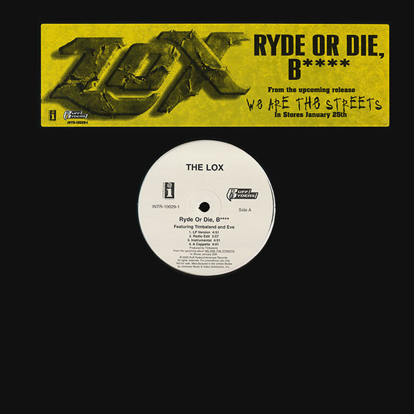 Ryde Or Die, B****