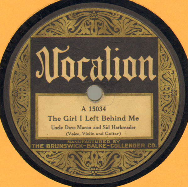 The Girl I Left Behind Me / Down In Arkansaw