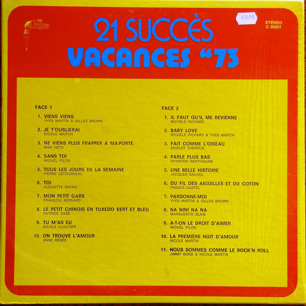 21 Succès Vacances "73