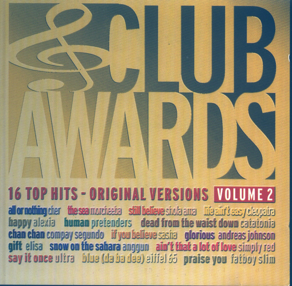 Club Awards 16 Top Hits - Original Versions Volume 2