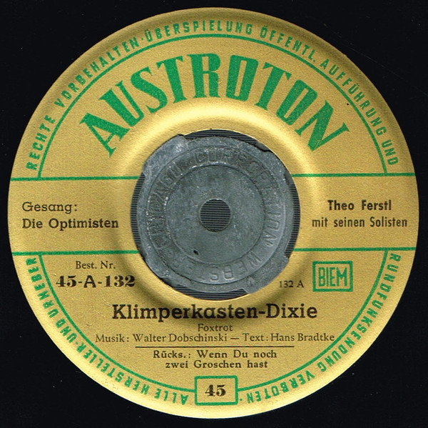 Klimperkasten-Dixie / Wenn Du Noch Zwei Groschen Hast