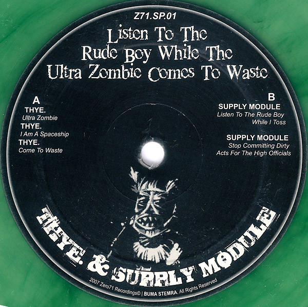 Listen To The Rude Boy While The Ultra Zombie Comes To Waste