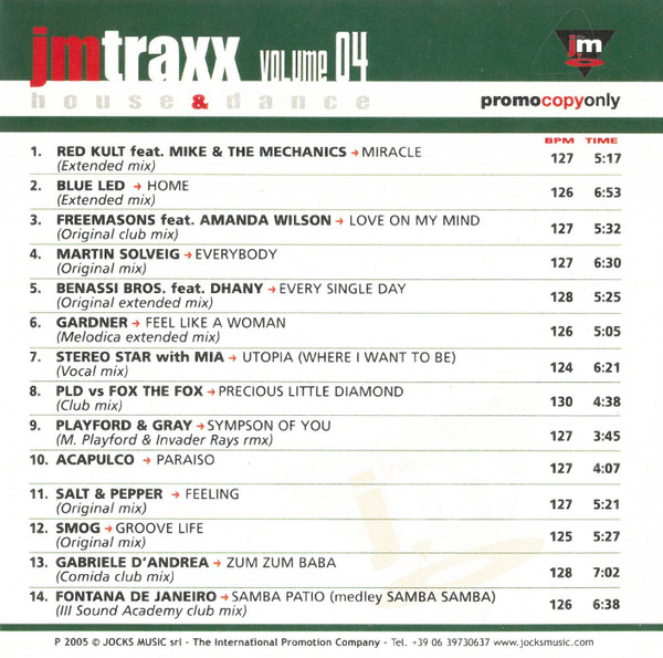 Jm Traxx House & Dance Volume 4