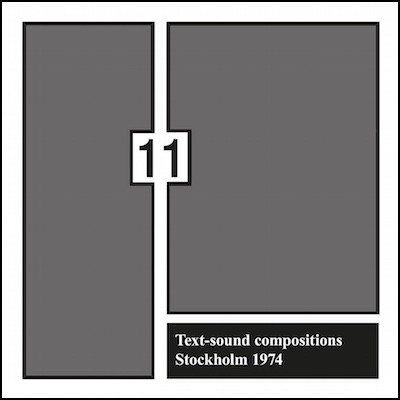 Text-sound Compositions 11: Stockholm 1974