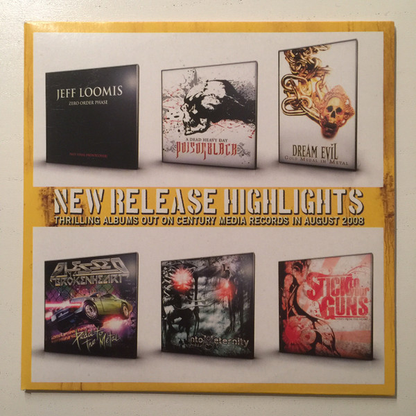 New Release Highlights (Thrilling Albums Out On Century Media Records In August 2008)