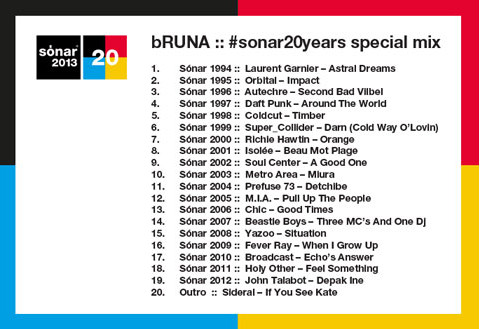 #sonar20years special mix