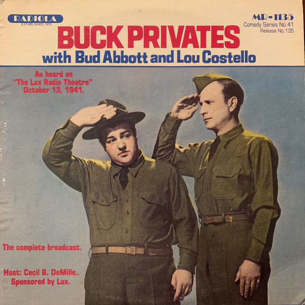 Buck Privates with Bud Abbott and Lou Costello
