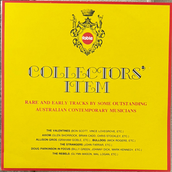 Collector's Item - Rare And Early Tracks By Some Outstanding Australian Contemporary Musicians