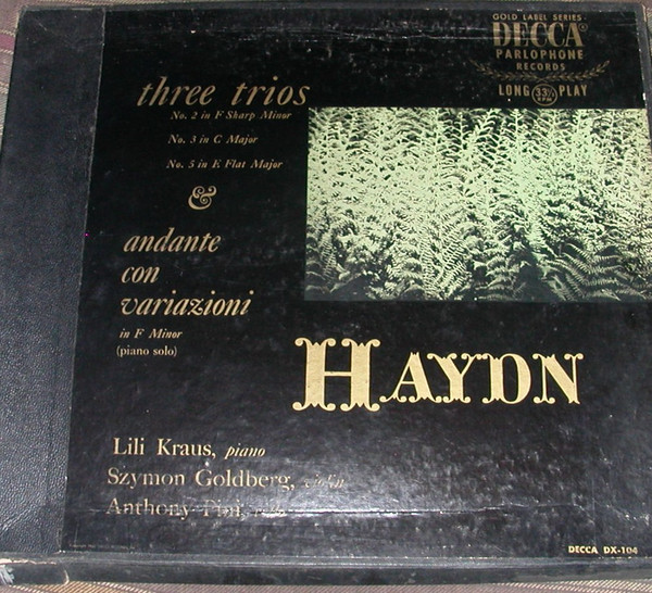Haydn, Three Trios & Andante Con Variazioni