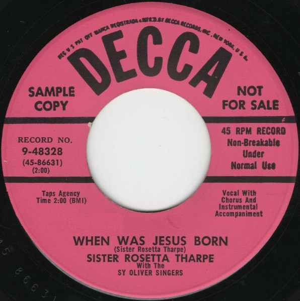 When Jesus Was Born / In Bethlehem