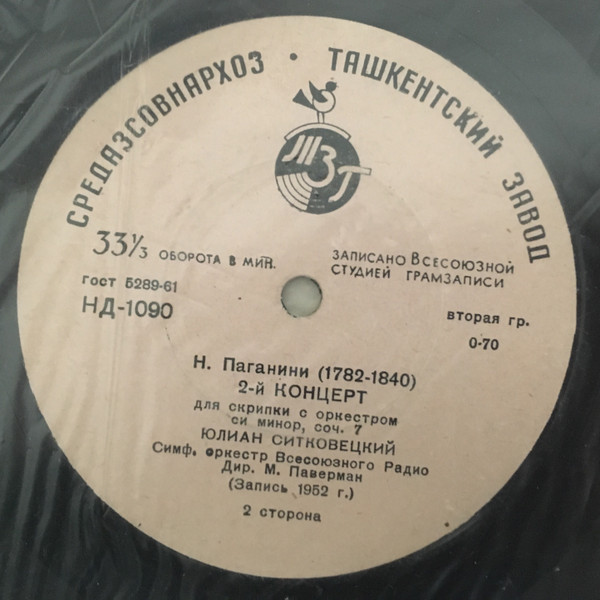 Концерт Для Скрипки С Оркестром No. 2 Си Минор, Соч. 7