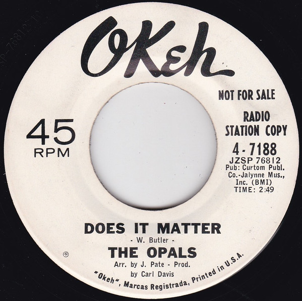 Does It Matter