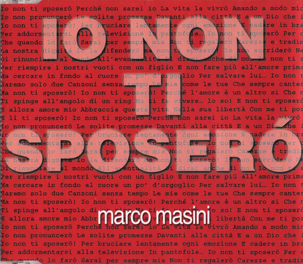 Io Non Ti Sposerò