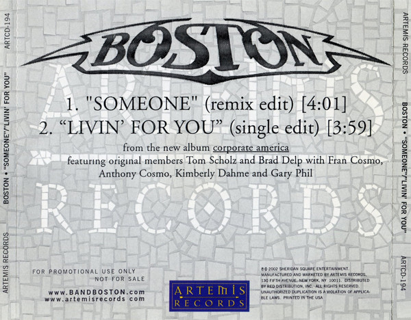 Someone / Livin' For You