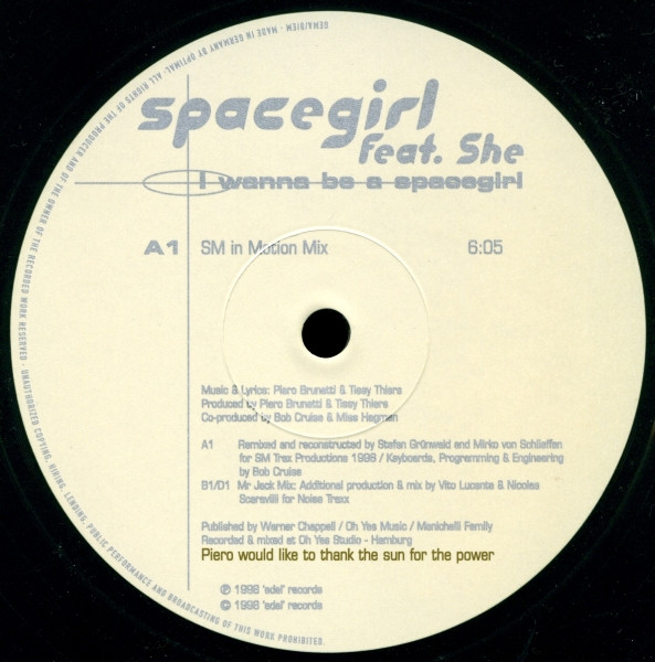 I Wanna Be A Spacegirl