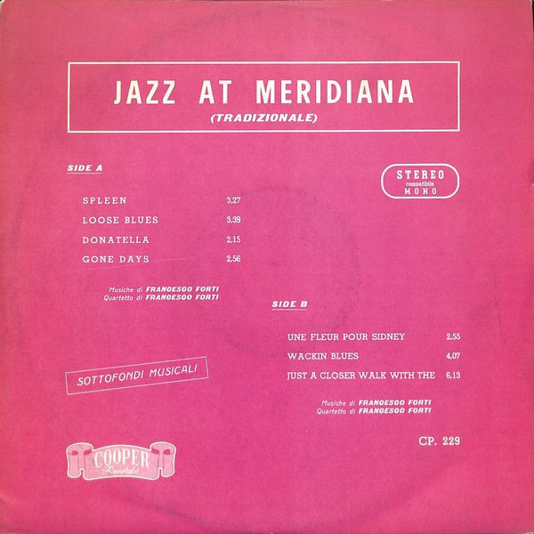 Jazz At Meridiana ( Tradizionale )