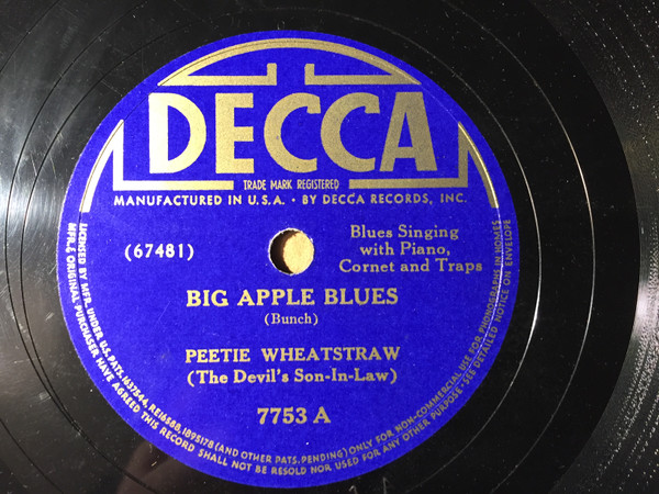 Big Apple Blues / Two Time Mama
