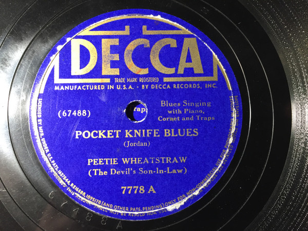 Pocket Knife Blues / Machine Gun Blues
