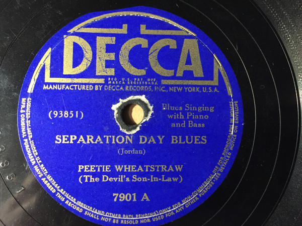 Separation Day Blues / Old Organ Blues