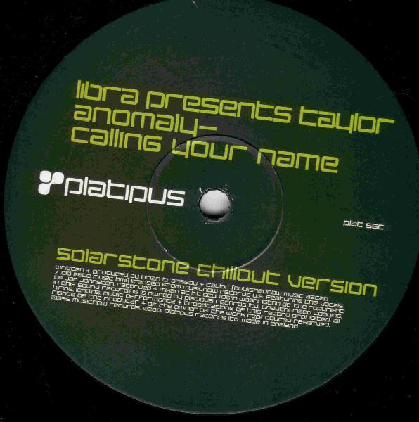 Anomaly - Calling Your Name (Solarstone Chillout Version)