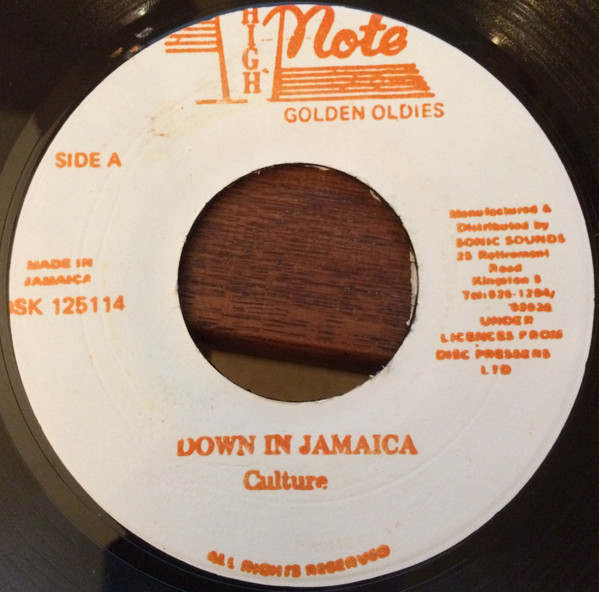 Down In Jamaica / Down In Jamaica Version