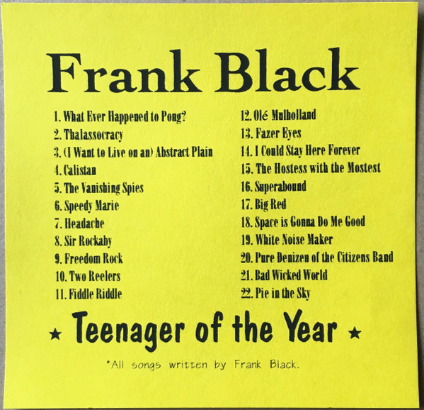 Teenager Of The Year