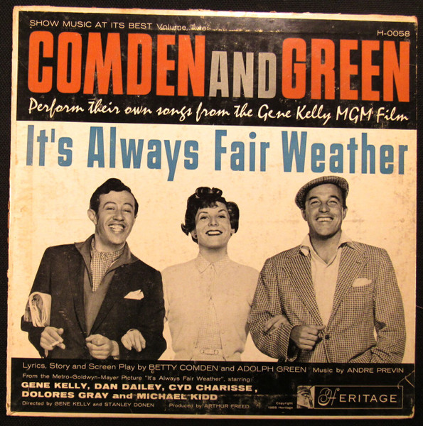 Comden And Green Perform Their Own Songs From The Gene Kelly MGM Film 'It's Always Fair Weather'