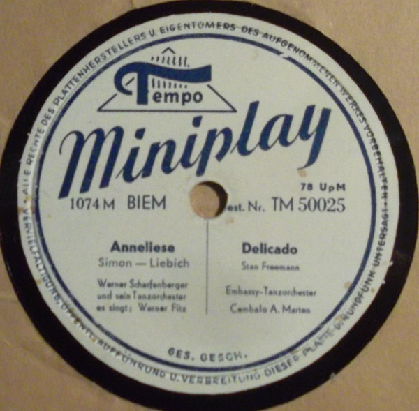 Anneliese / Delicado / Es Blüht Eine Weiße Lilie / O Mein Papa