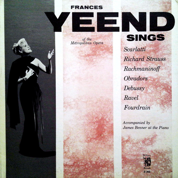Frances Yeend Sings