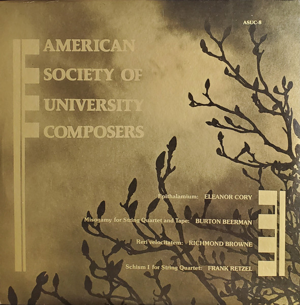 American Society Of University Composers (Record No.8)