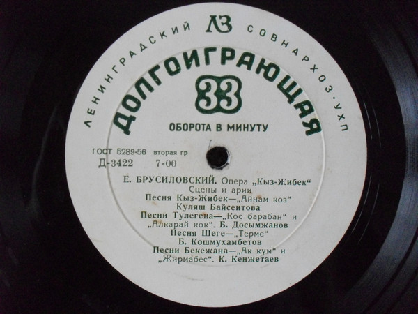 Опера «Кыз-Жибек». Сцены и арии