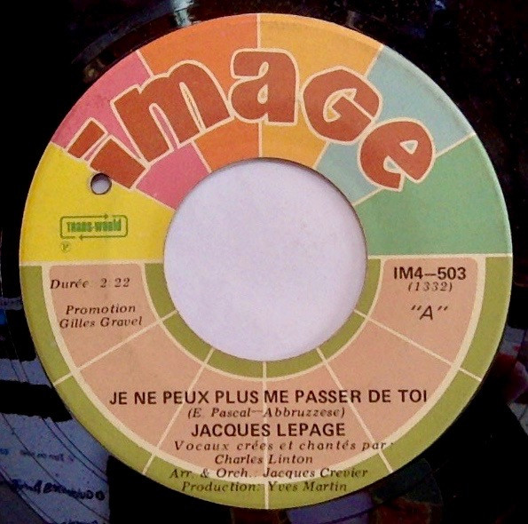 Je Ne Peux Plus Me Passer De Toi