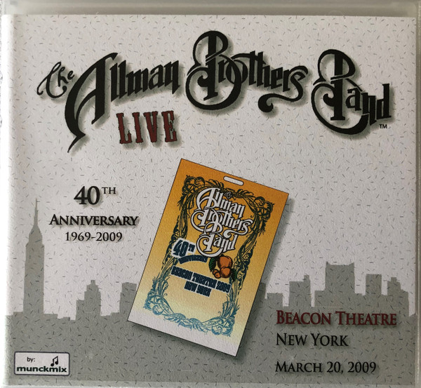 Beacon Theatre, New York, March 20, 2009 (40th Anniversary 1969-2009)