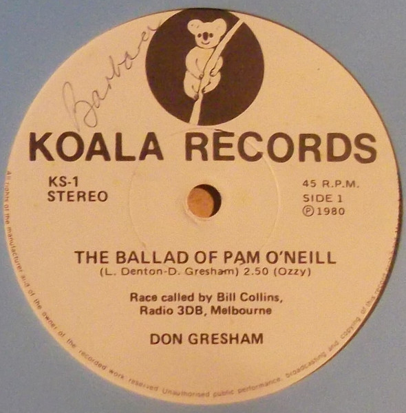 The Ballad Of Pam O'Neill