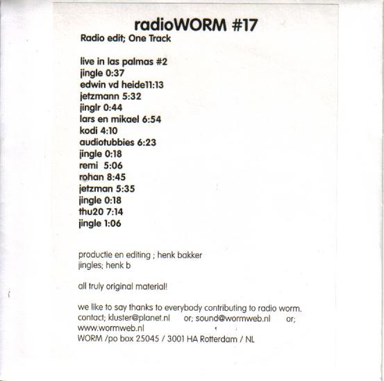 Radio Worm 17 - Live In Las Palmas #2