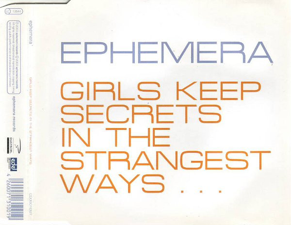 Girls Keep Secrets In The Strangest Ways