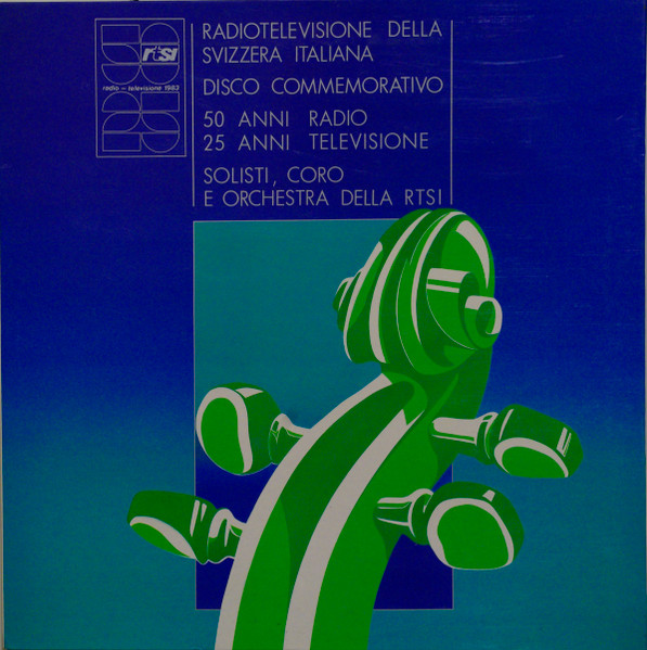 Radiotelevisione Della Svizzera Italiana / Disco Commemorativo / 50 Anni Radio / 25 Anni Televisione