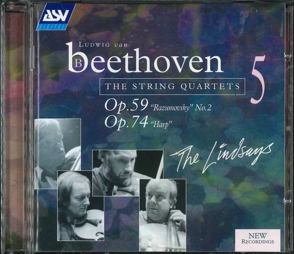 The String Quartets - 5; Op. 59 "Razumovsky" No. 2, Op. 74 "Harp"