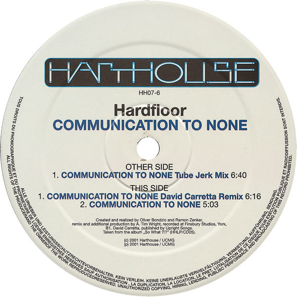 Communication To None
