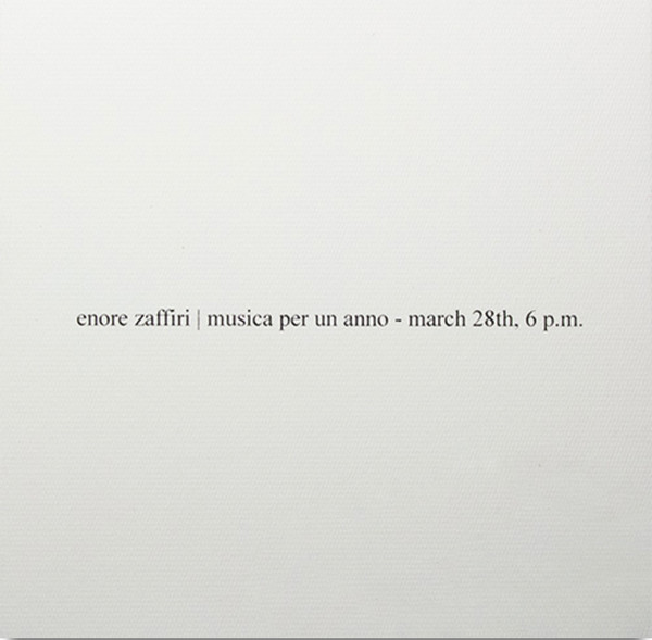 Musica Per Un Anno - March 28th, 6 p.m.
