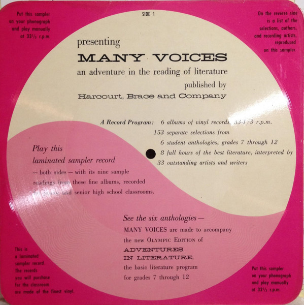 Artist Heard On Many Voices